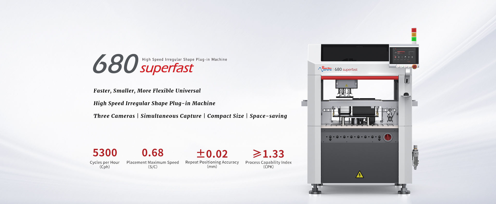 High Speed Irregular Shape Plug-in Machine